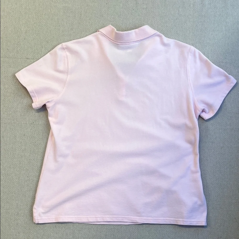 Karen Scott Pink Polo Shirt Womens Medium Casual Preppy Golf Top - Picture 6 of 6